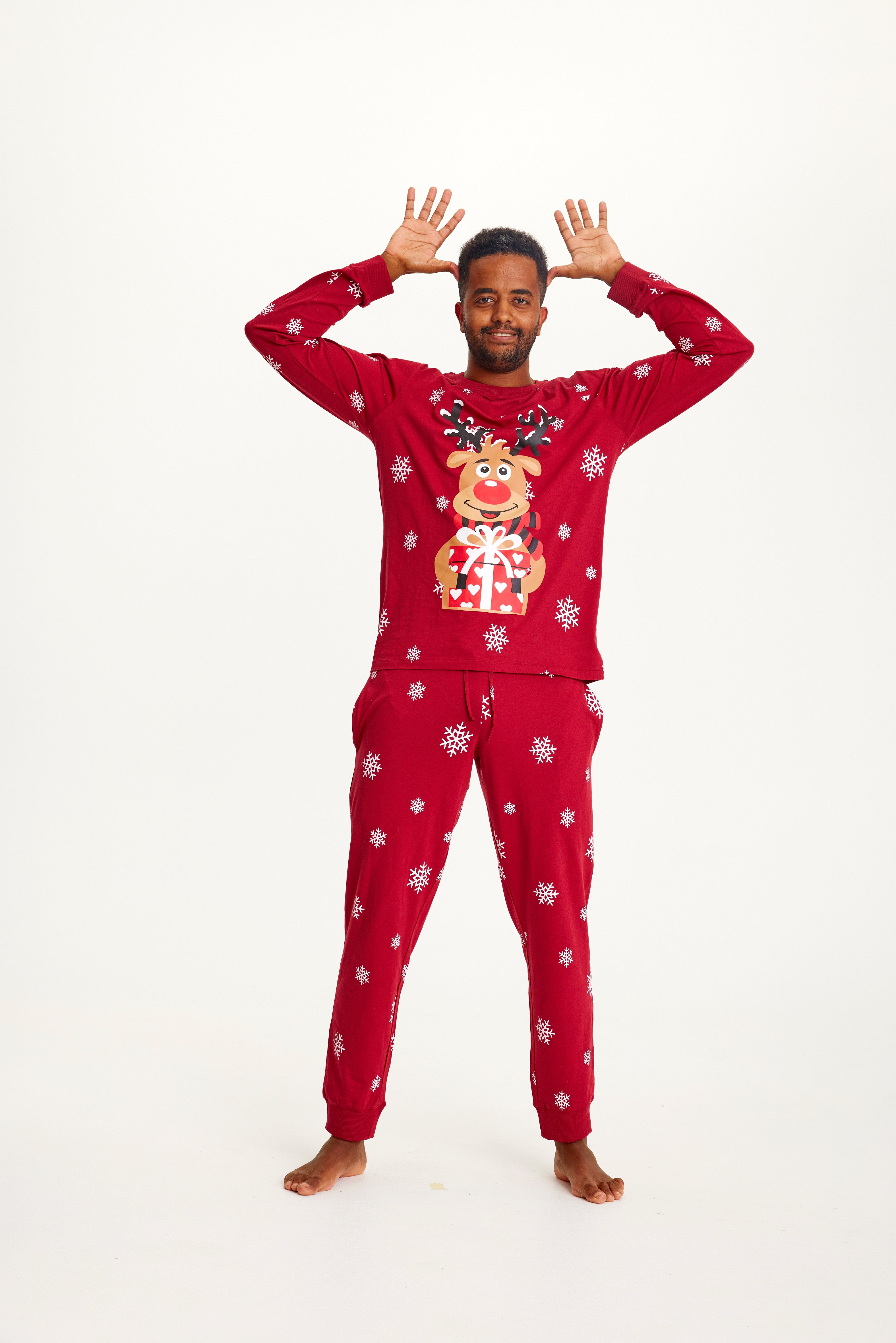 Rudolph’s Cute Red Christmas Pyjamas – Men
